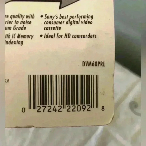 SONY DVC Digitial Video Cassette Mini DV 60 LP 90 - Picture 3 of 3
